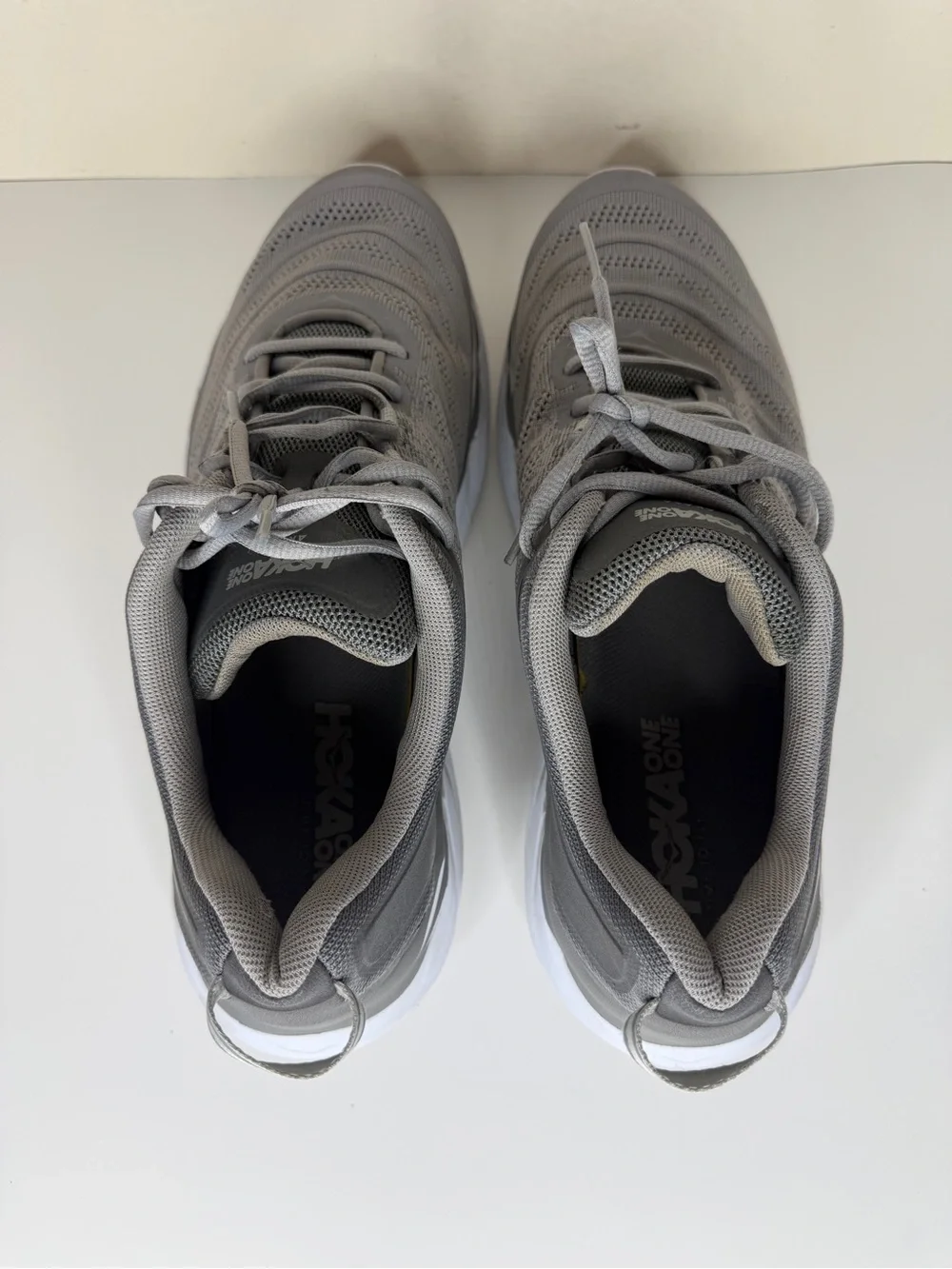 Hoka One One lightweight grey